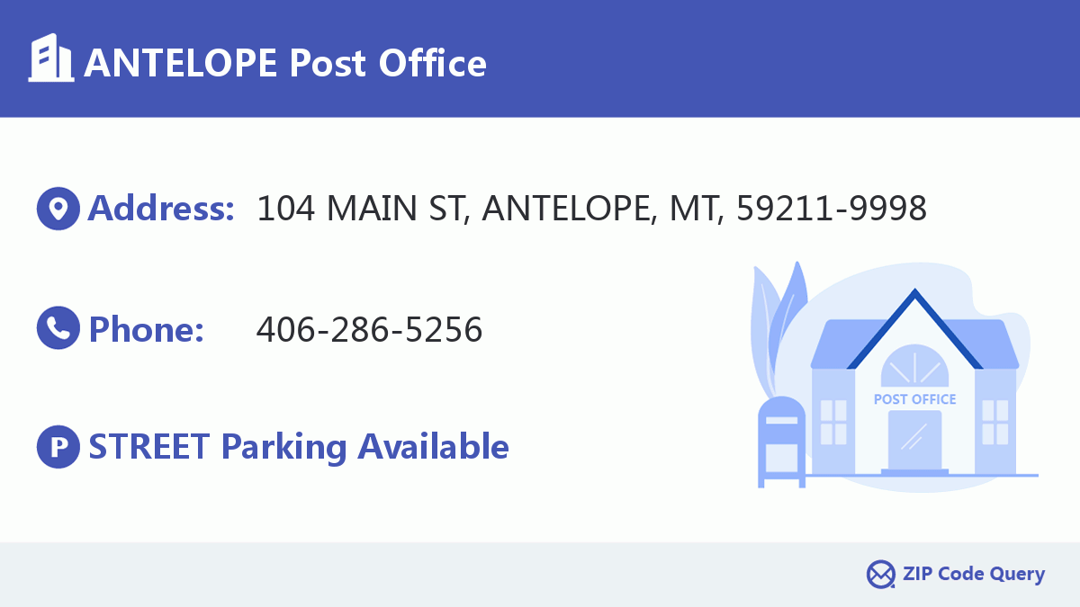 Post Office:ANTELOPE