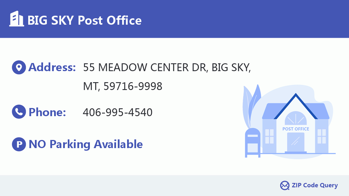 Post Office:BIG SKY