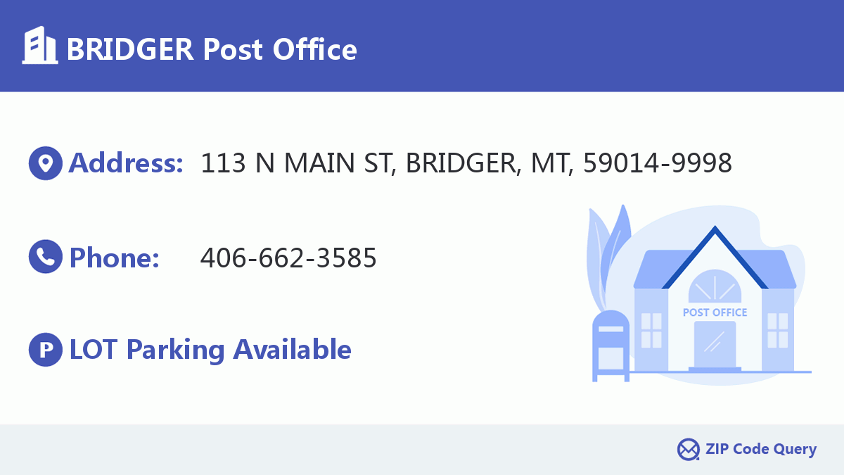 Post Office:BRIDGER
