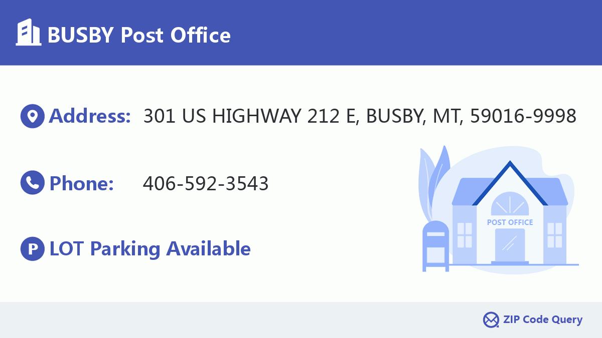 Post Office:BUSBY