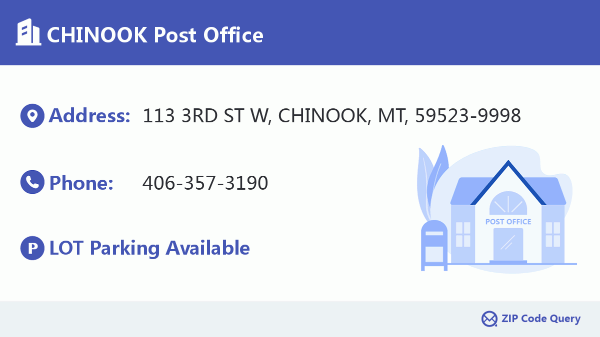 Post Office:CHINOOK