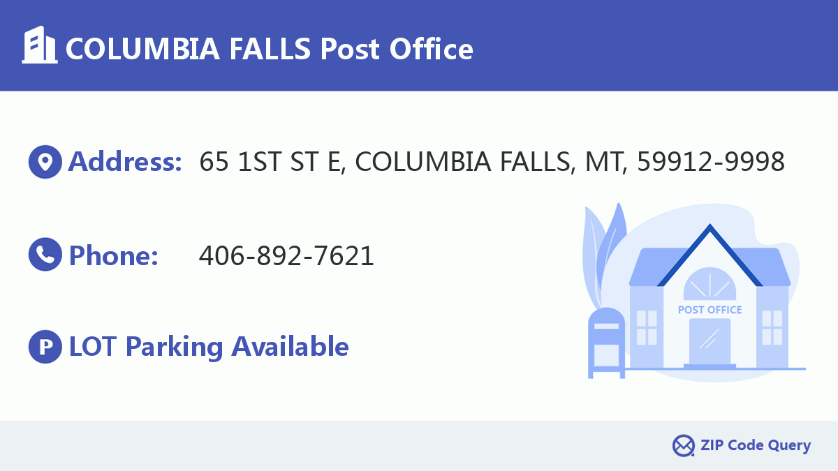 Post Office:COLUMBIA FALLS