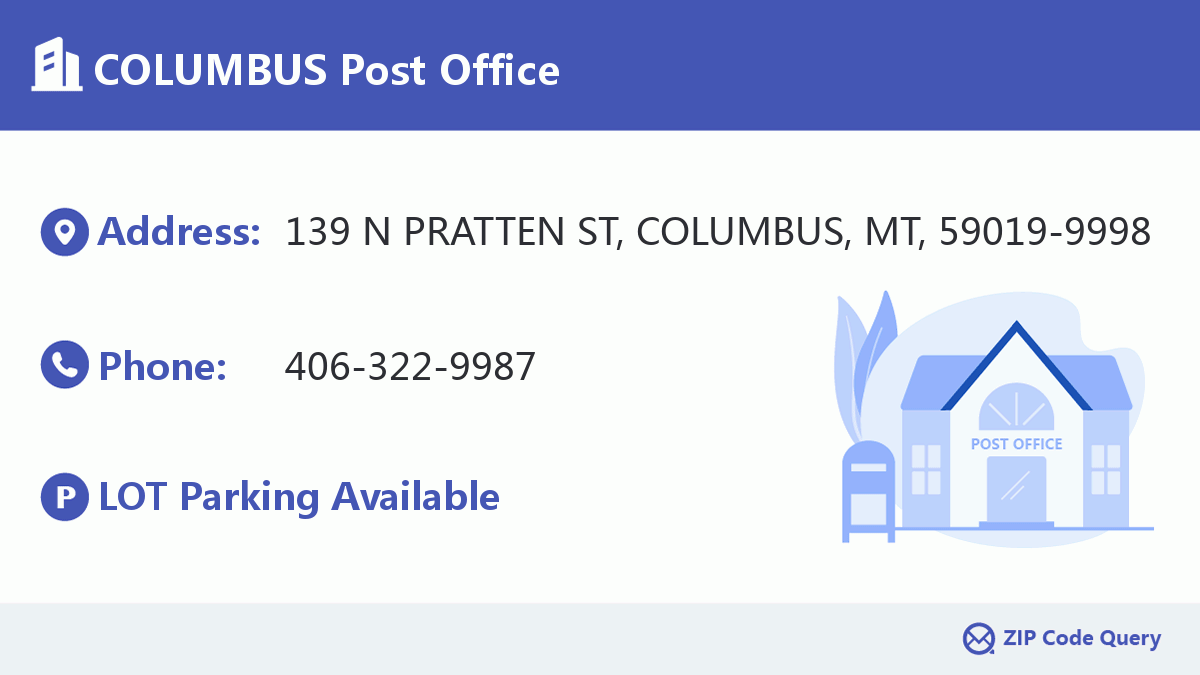 Post Office:COLUMBUS