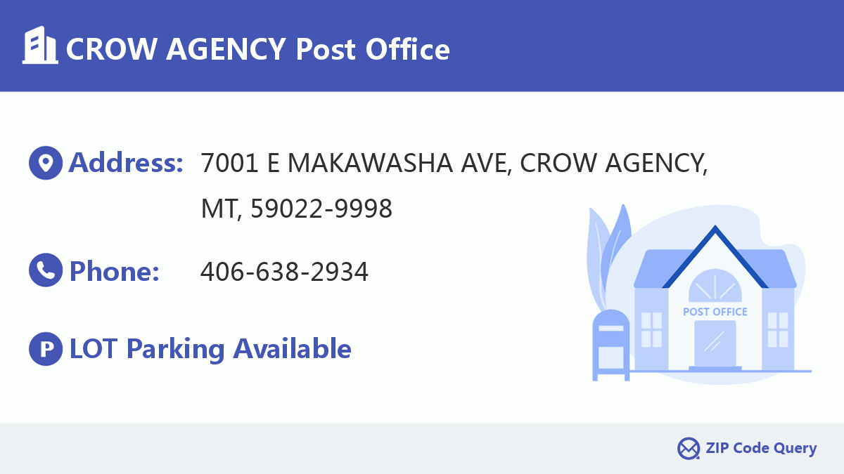 Post Office:CROW AGENCY