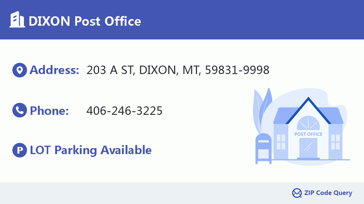 Post Office:DIXON