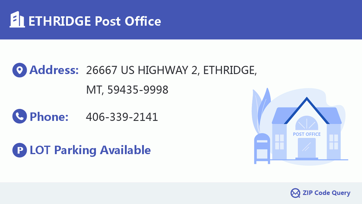 Post Office:ETHRIDGE