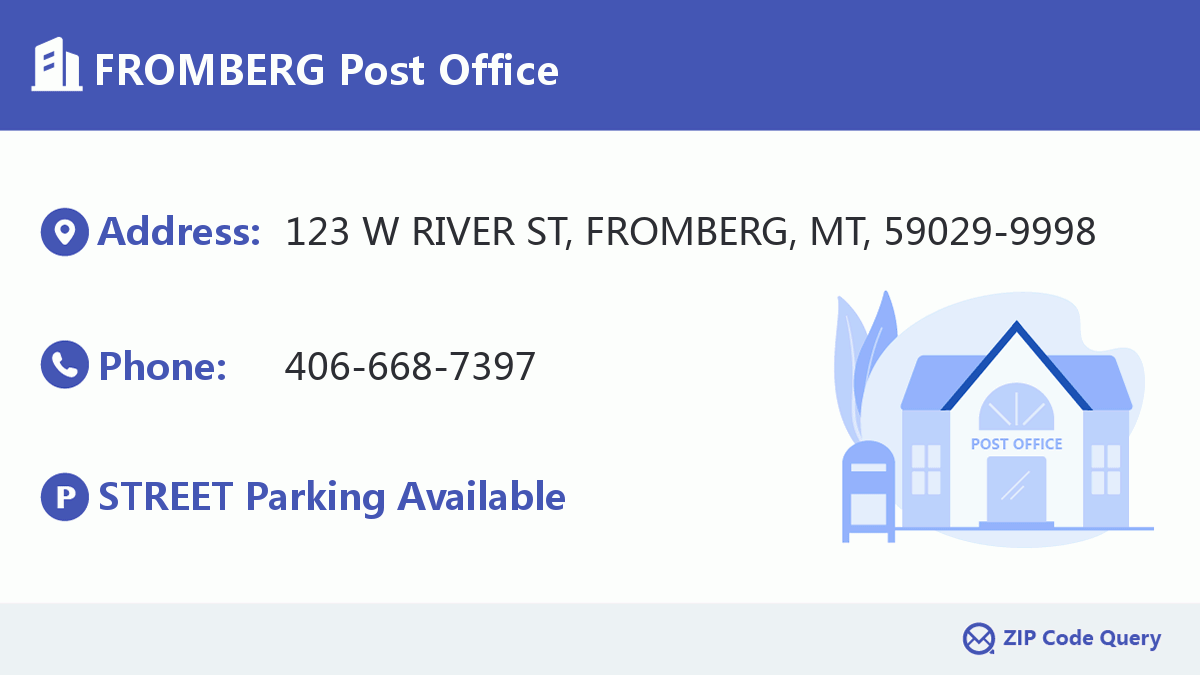 Post Office:FROMBERG