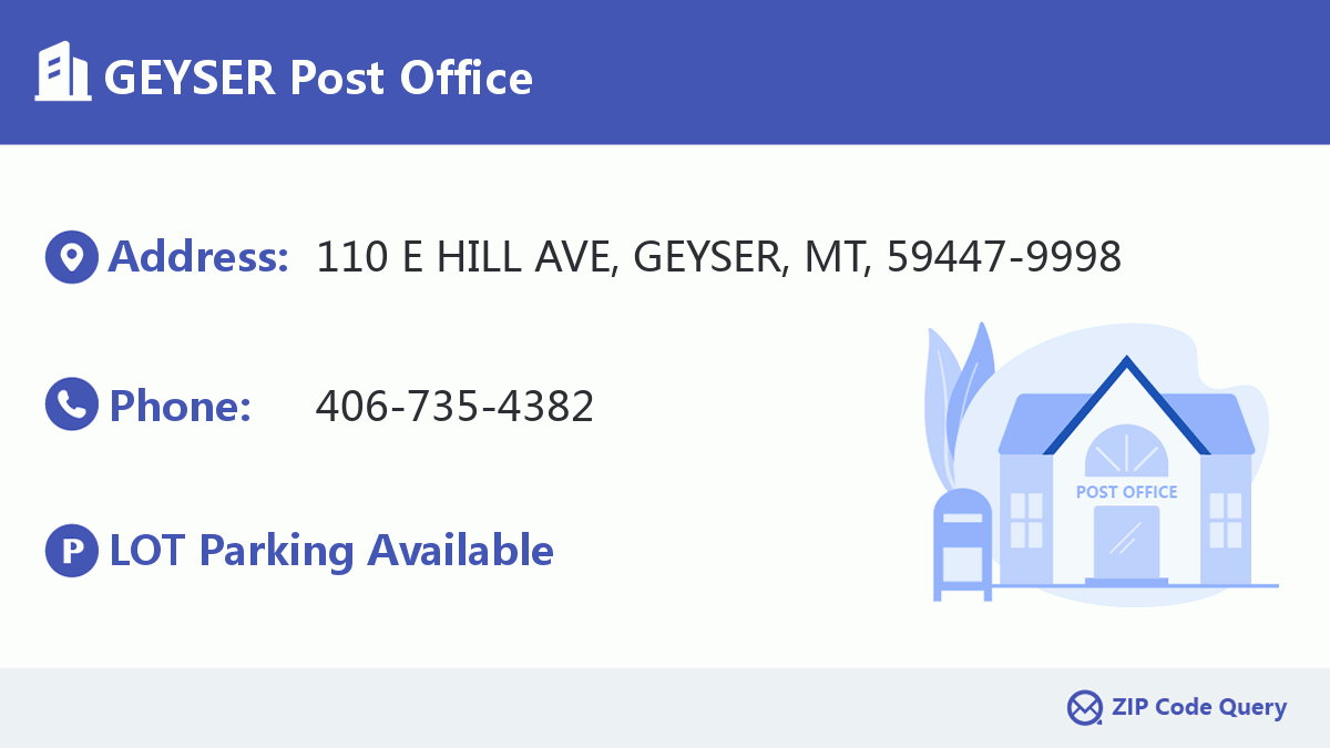 Post Office:GEYSER