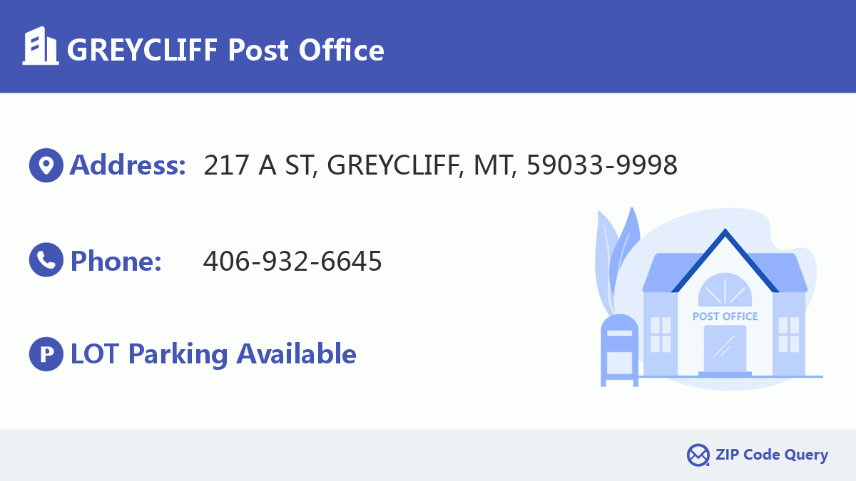 Post Office:GREYCLIFF
