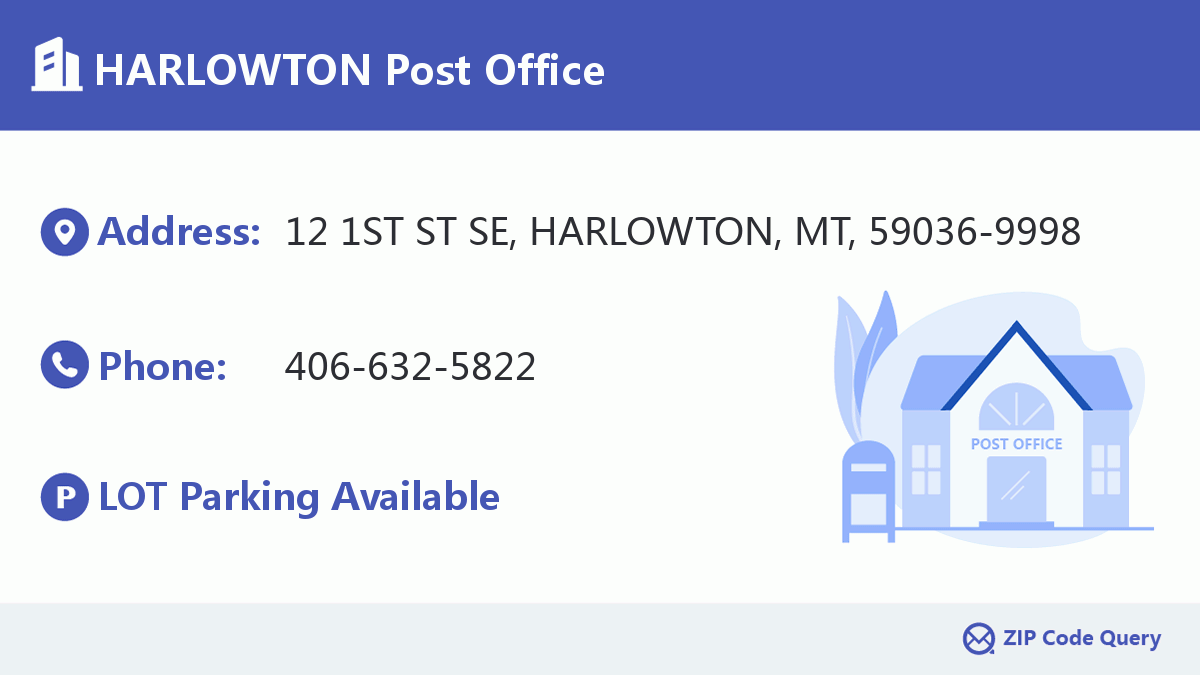 Post Office:HARLOWTON