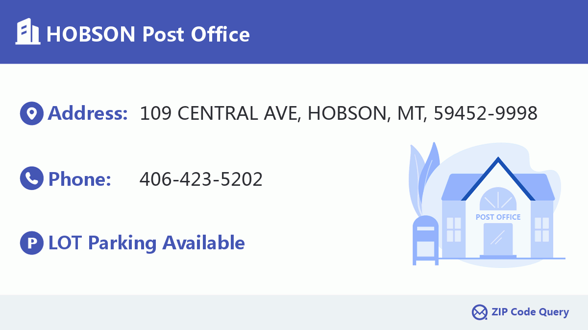Post Office:HOBSON
