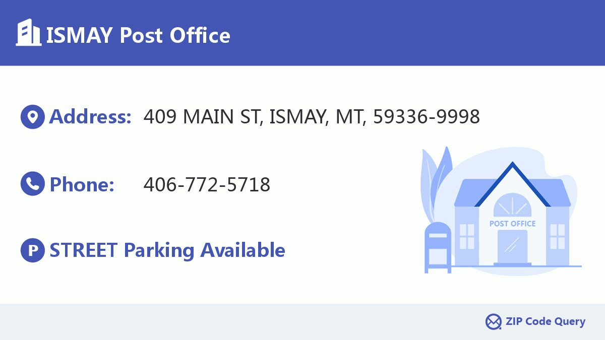 Post Office:ISMAY