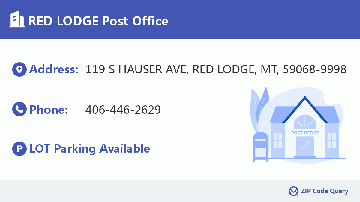 Post Office:RED LODGE
