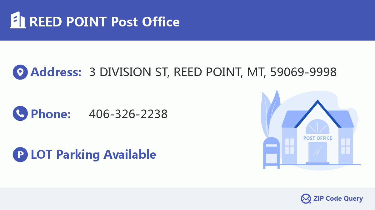 Post Office:REED POINT
