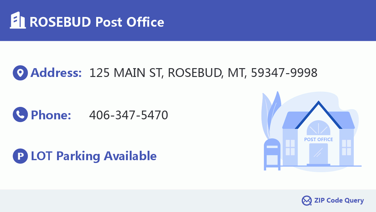 Post Office:ROSEBUD