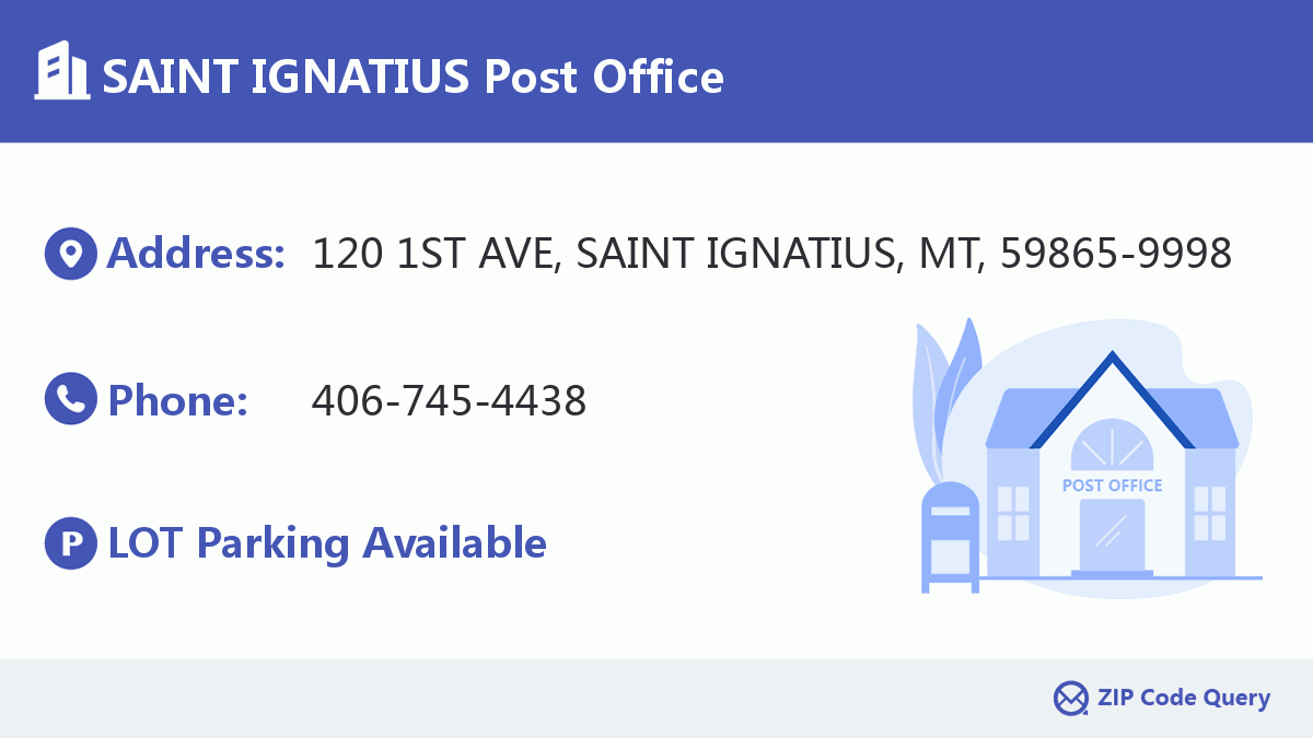 Post Office:SAINT IGNATIUS