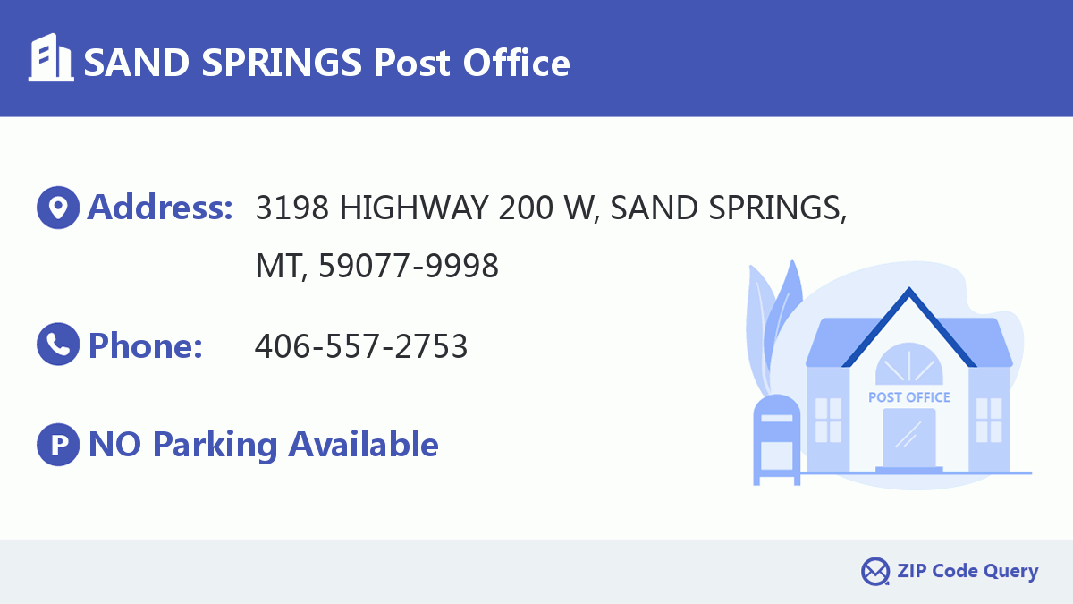 Post Office:SAND SPRINGS