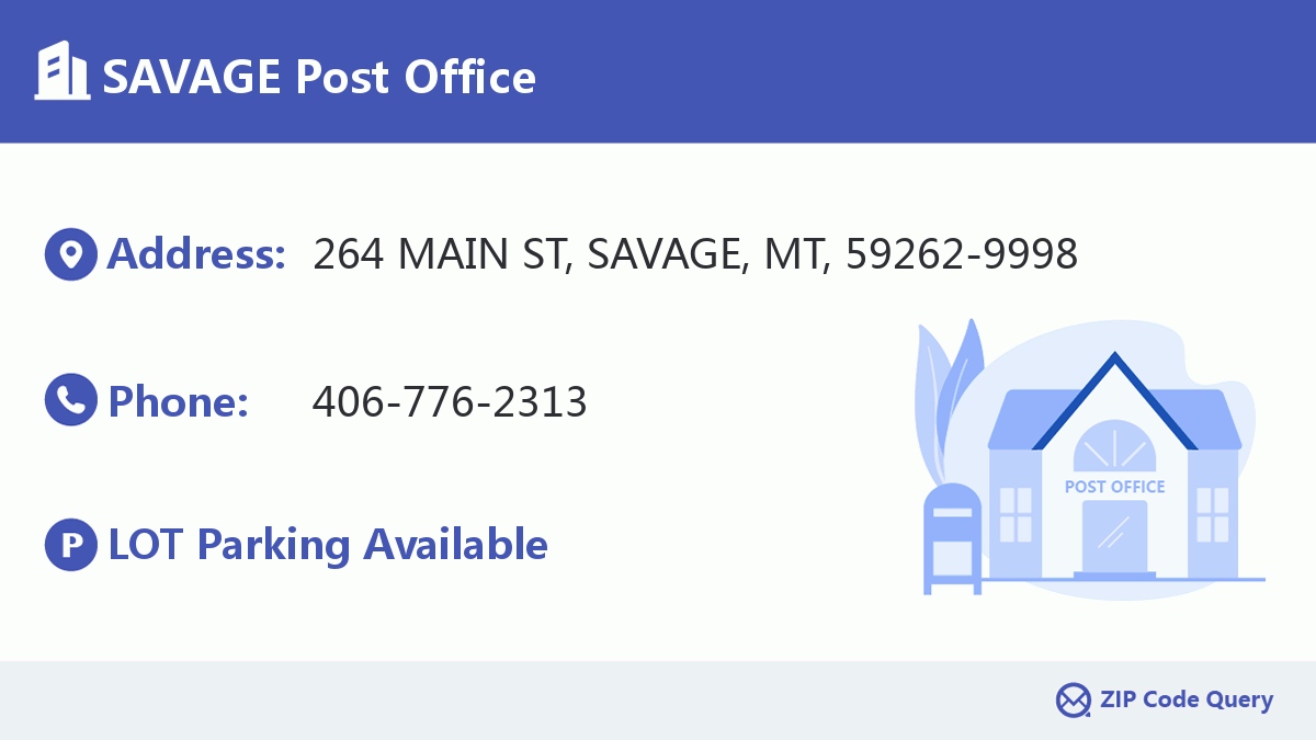 Post Office:SAVAGE