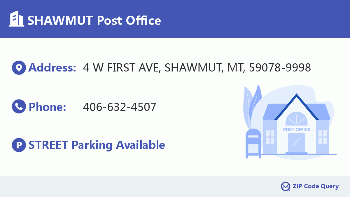 Post Office:SHAWMUT