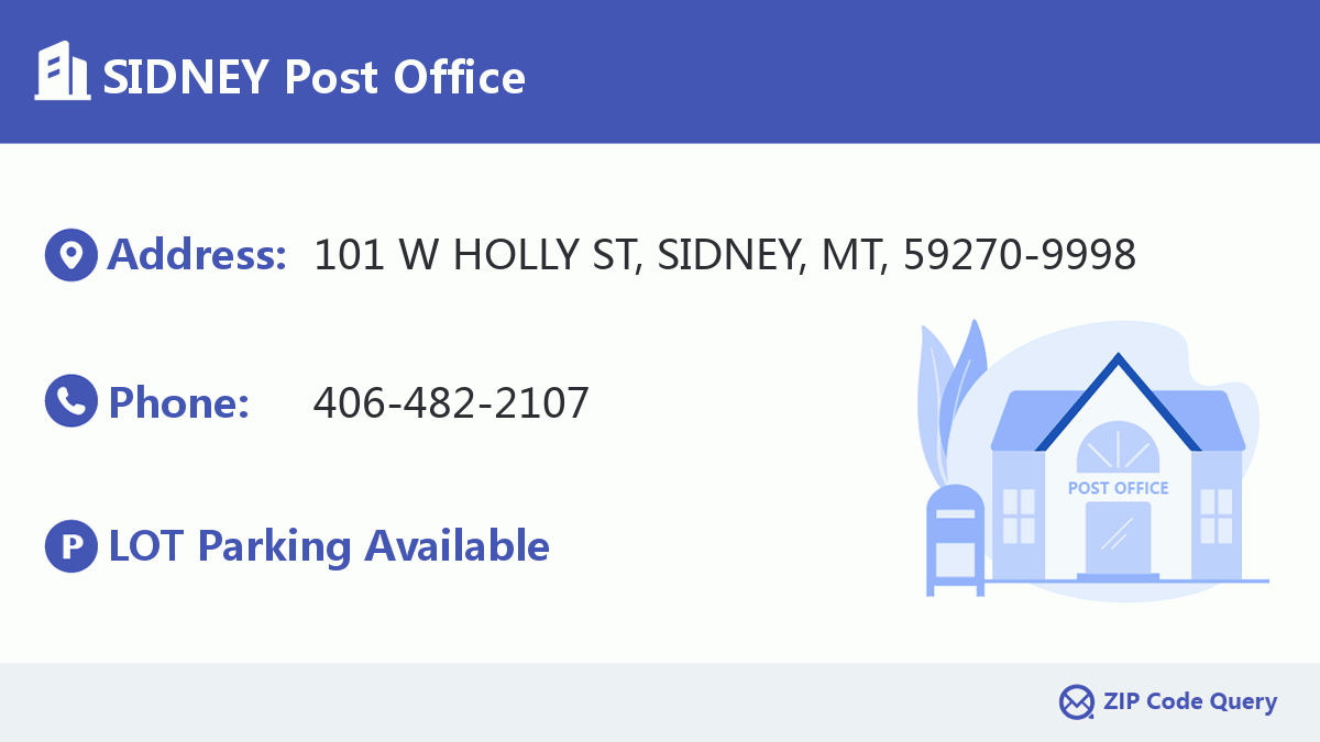 Post Office:SIDNEY