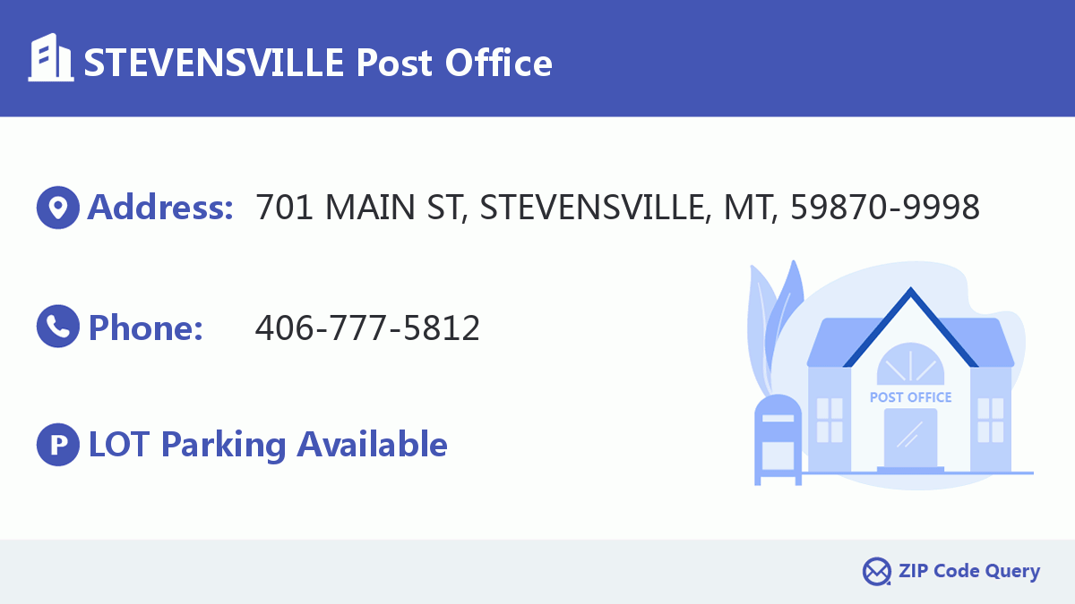 Post Office:STEVENSVILLE