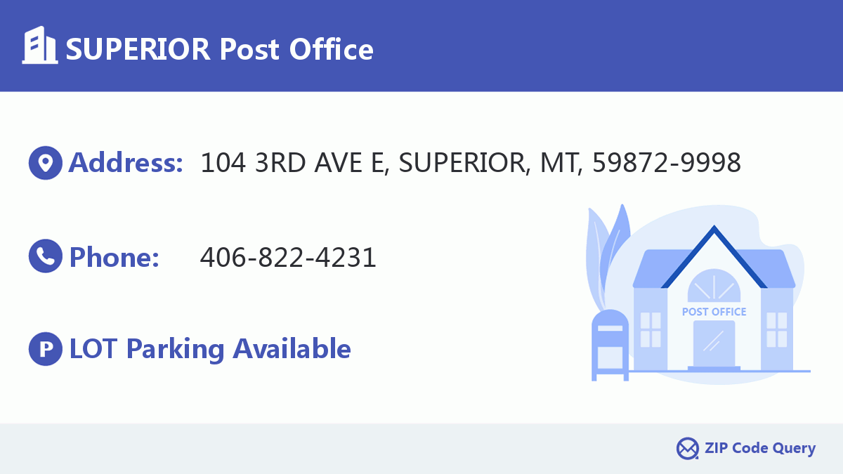 Post Office:SUPERIOR
