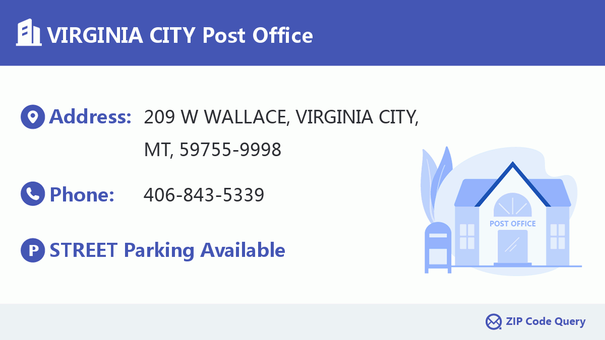 Post Office:VIRGINIA CITY