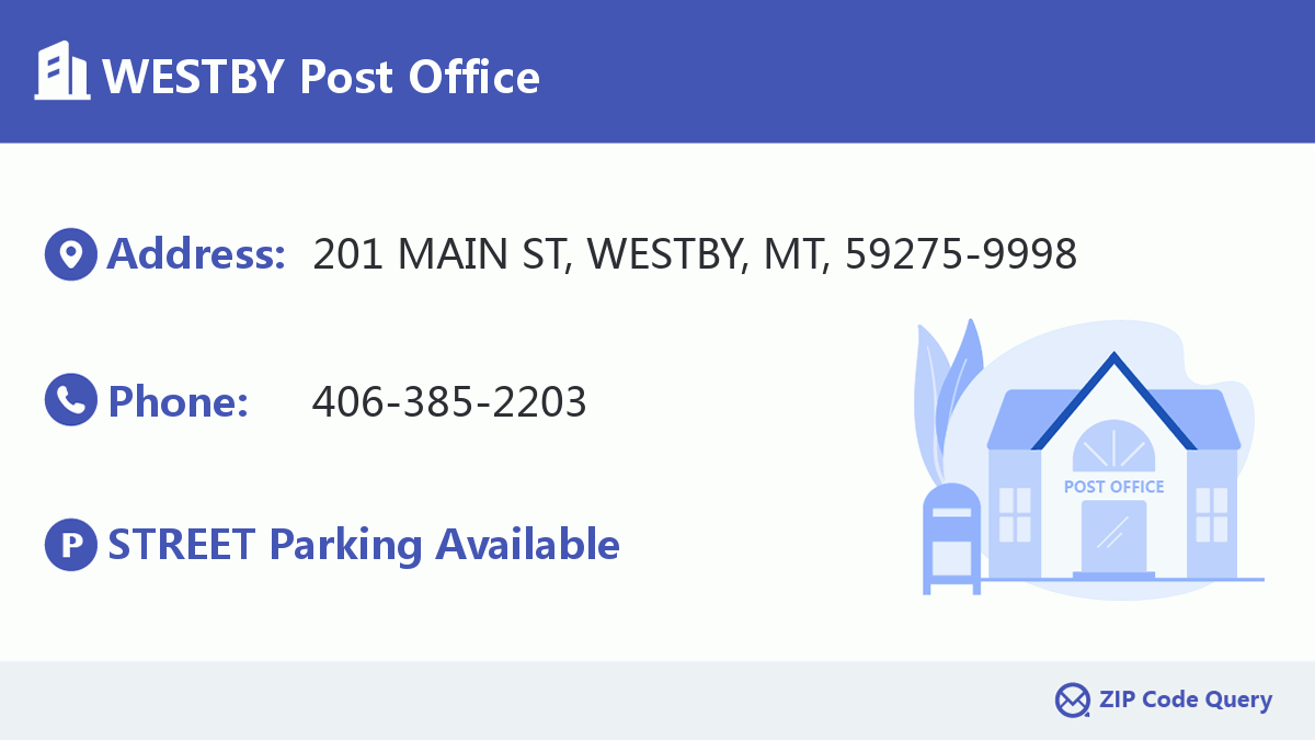 Post Office:WESTBY