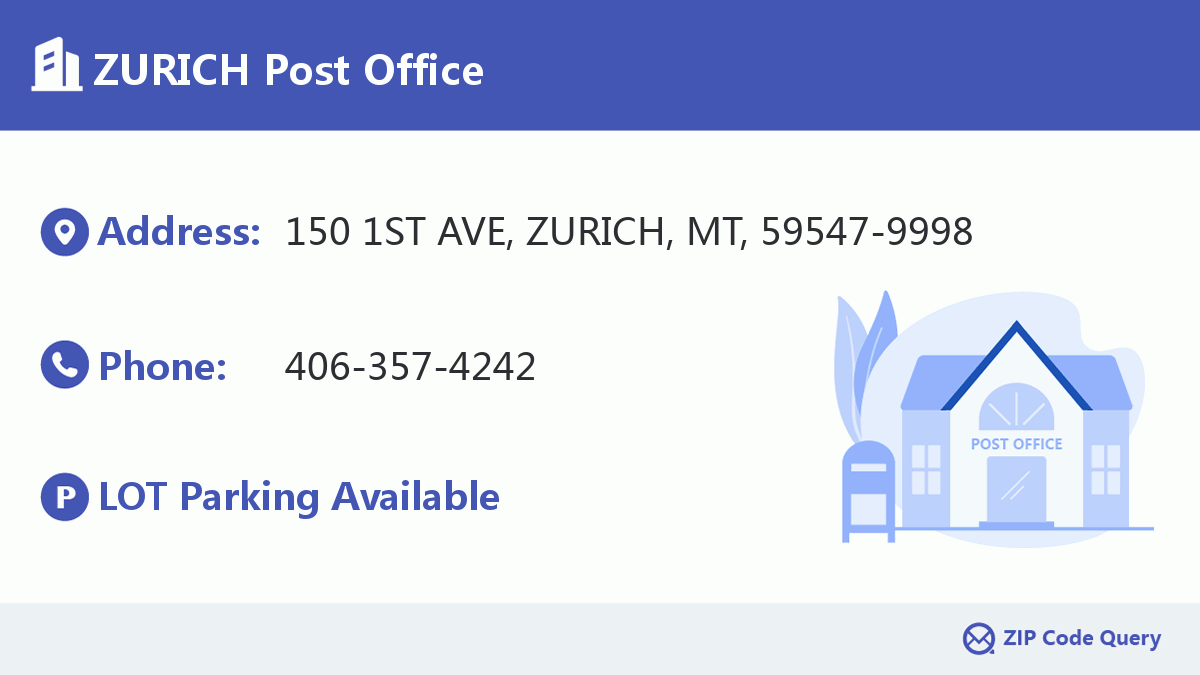 Post Office:ZURICH